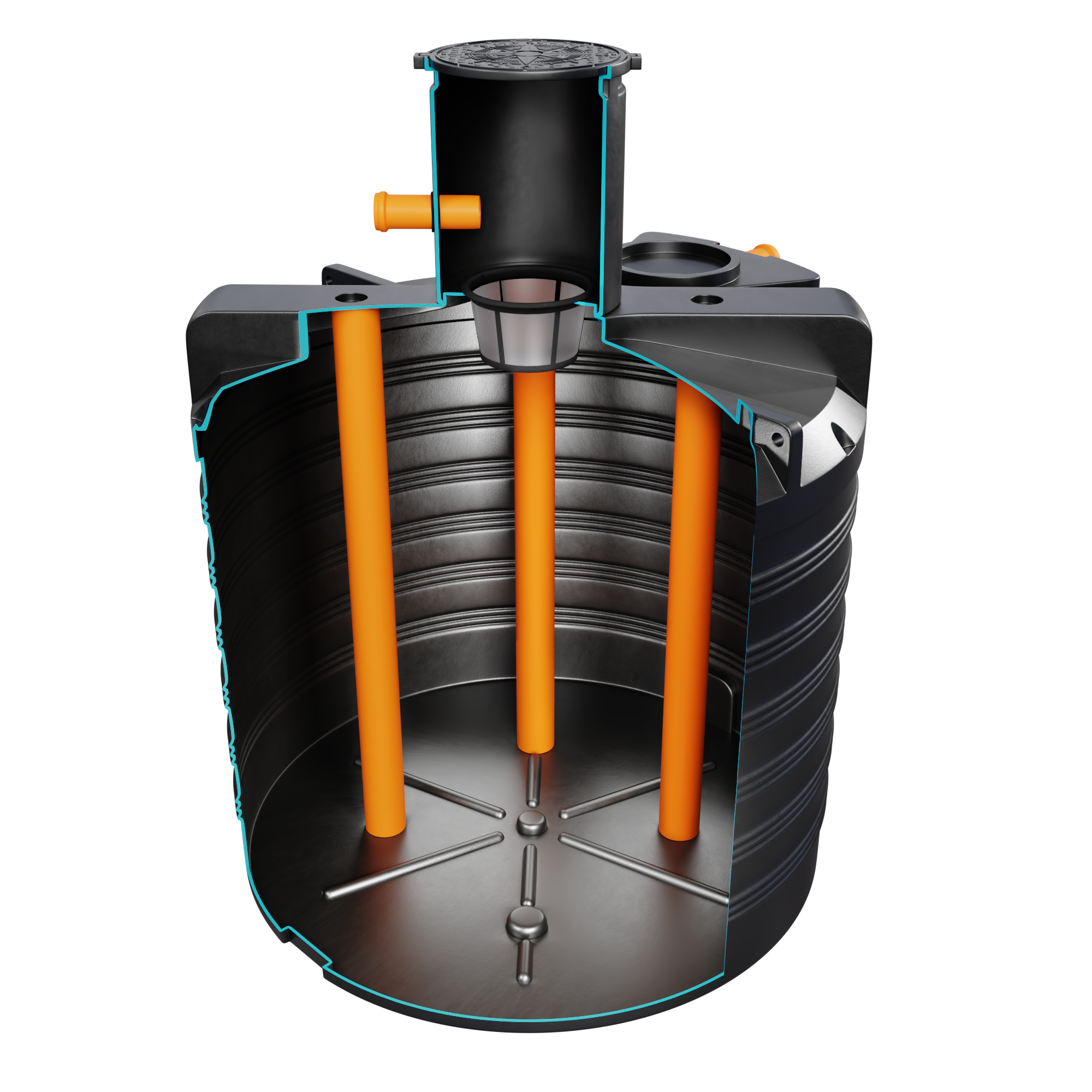 Zbiornik na ścieki 8000l V-8000U