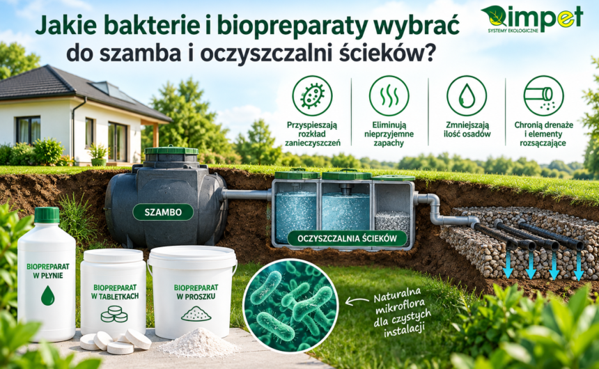 Jakie bakterie i biopreparaty wybrać do szamba i oczyszczalni ścieków?